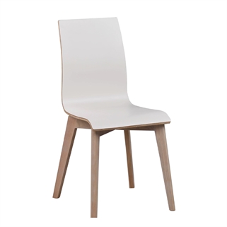 Rowico | Gracy spisebordsstol | Hvid m. hvidpigmenteret